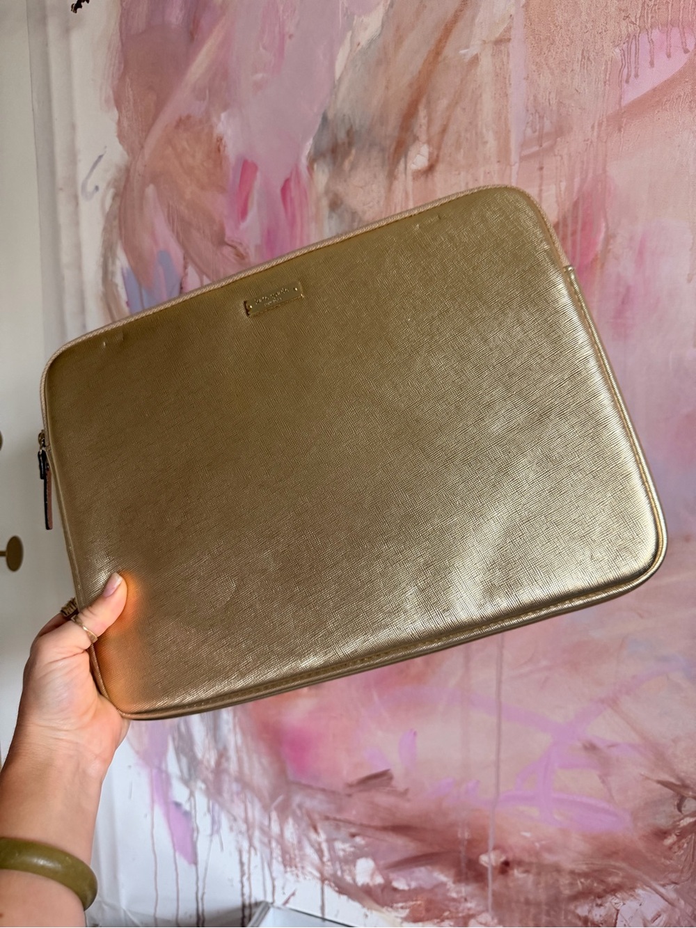 Metallic Gold Laptop Sleeve